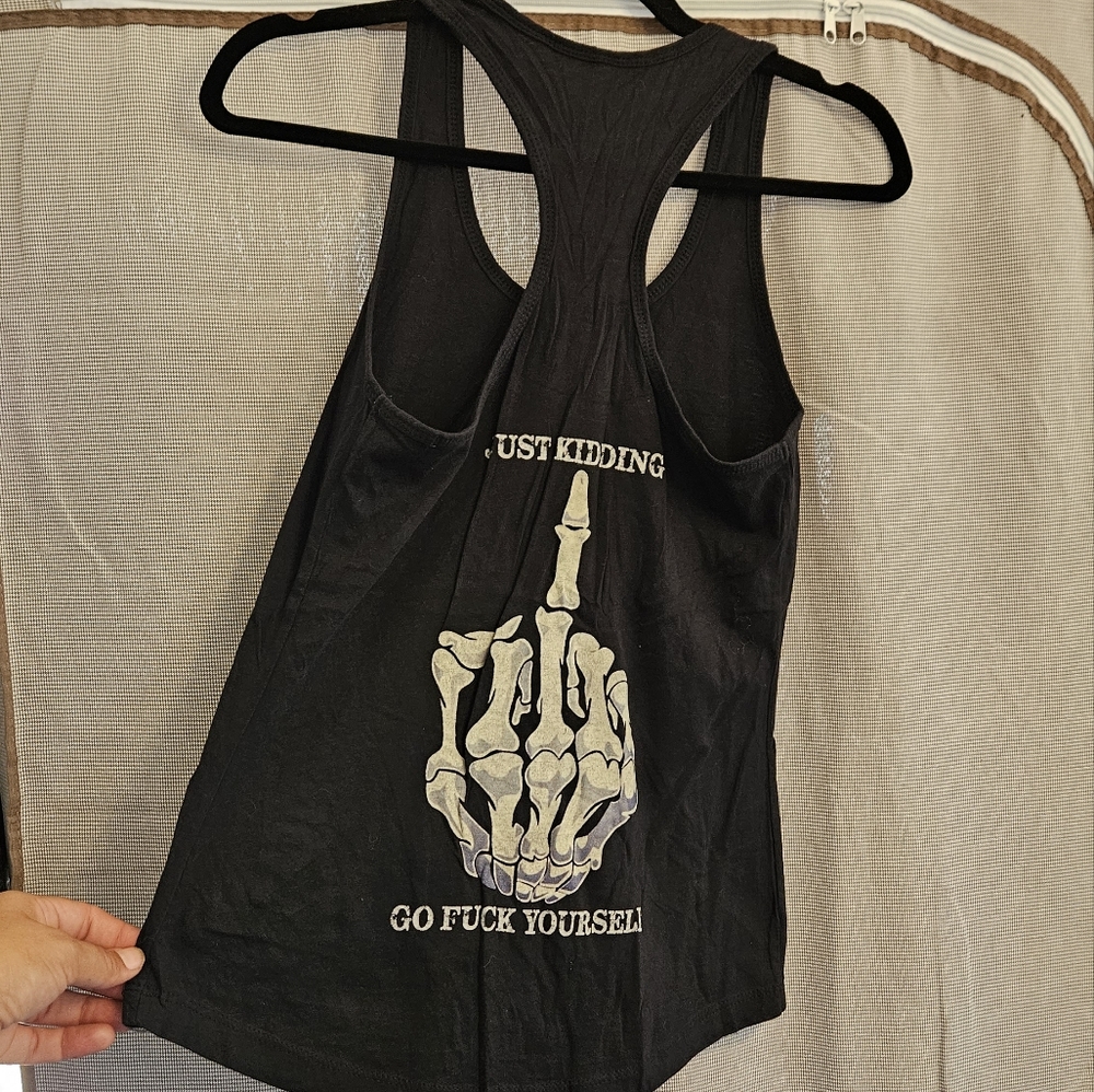 Black Racerback Tank - Picture 3 of 5